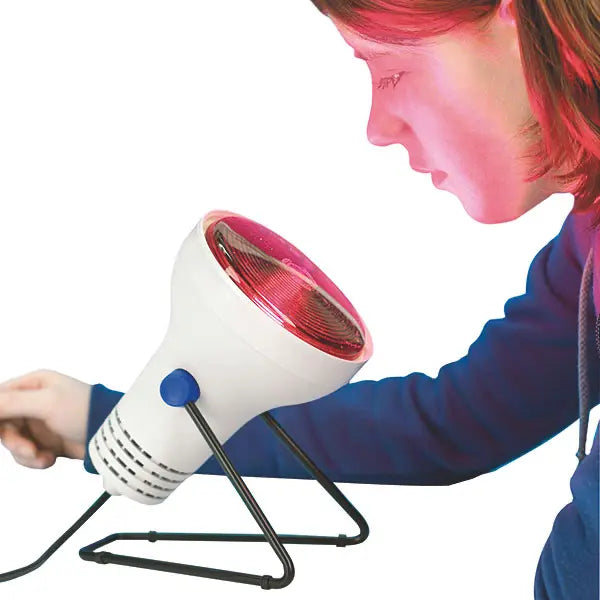 Infrarot - Wärmeleuchte Medilight IR-Classic, in Anwendung