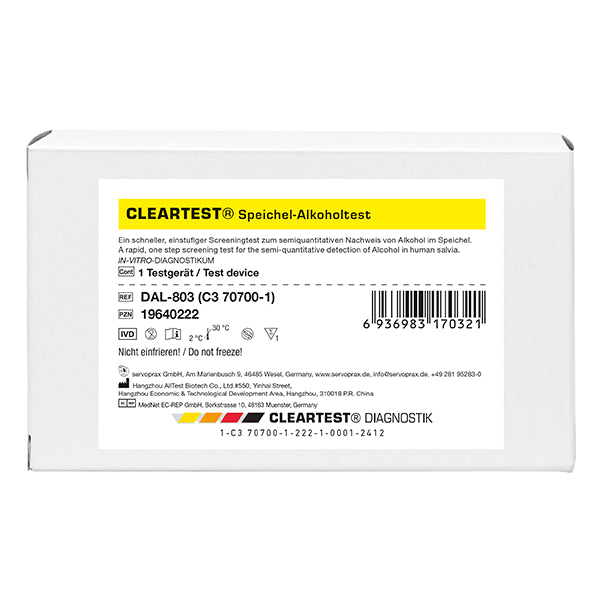 CLEARTEST Speichel-Alkoholtest