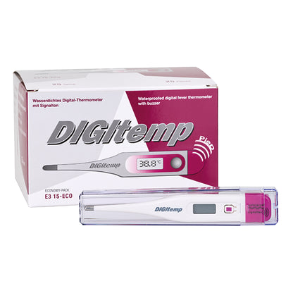 Digitemp™ Elektronisches Fieberthermometer mit Plastikhülle