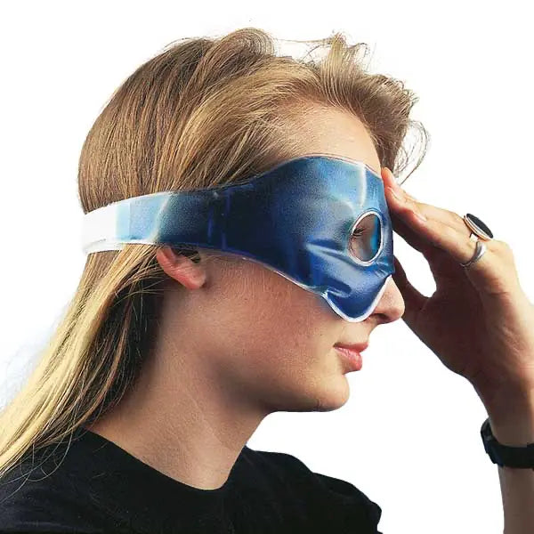 Kalt-Warm-Maske, Anwendung, Kälte, Wärme, Augen, Gesicht, abschwellend, Augenringe, Gel, Klettverschluss