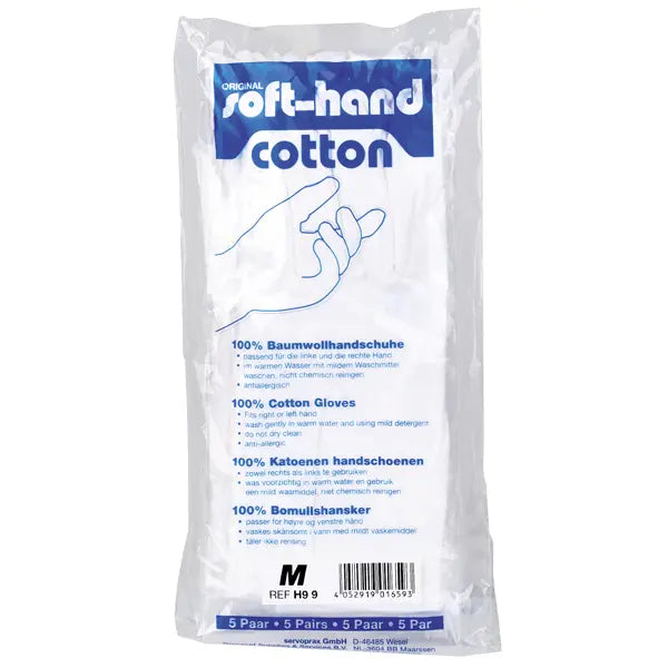 Soft-Hand Cotton Zwirnhandschuhe