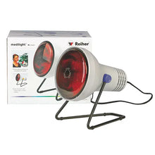 Infrarot - Wärmeleuchte Medilight IR-Classic, in Anwendung