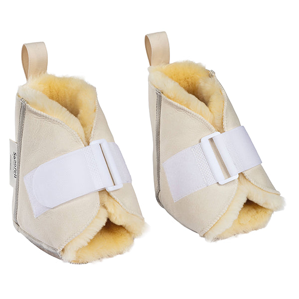Fersenschoner aus Lammfell