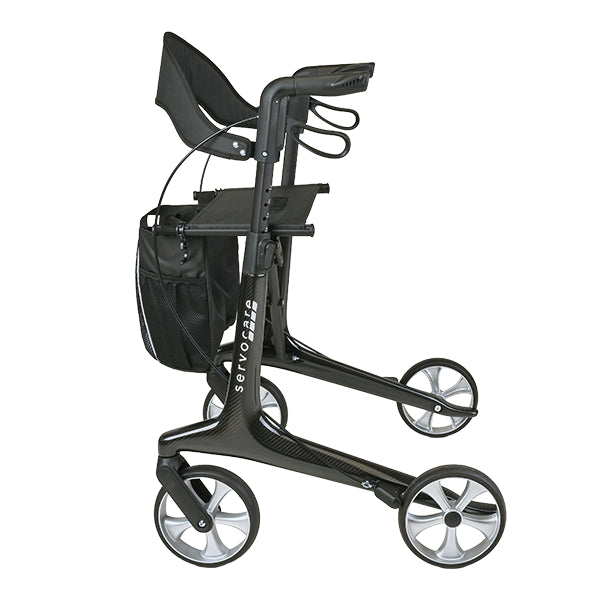 Carbon Rollator – Ultraleicht 5,3 kg, faltbar bis 150 kg belastbar