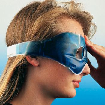 Migränebrille, Kälte- oder Wärmebrille, Augenmaske - blau